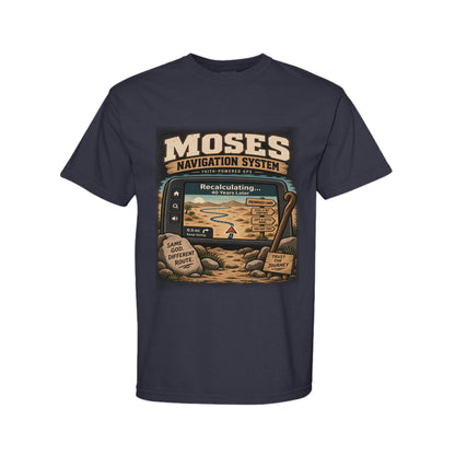 Moses Navigation System Funny Christian T-Shirt