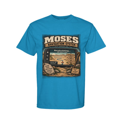 Moses Navigation System Funny Christian T-Shirt