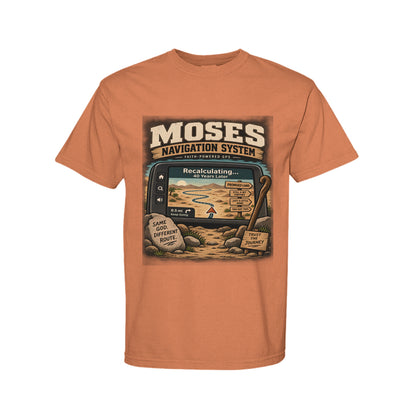 Moses Navigation System Funny Christian T-Shirt