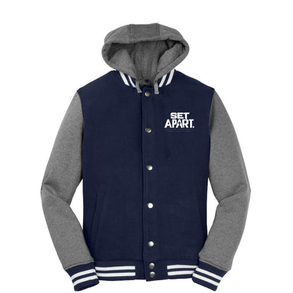 SET APART Christian letterman jacket, 1 Peter 2:9