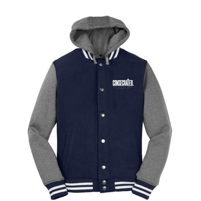 CONSECRATED Christian letterman jacket, Romans 12:1
