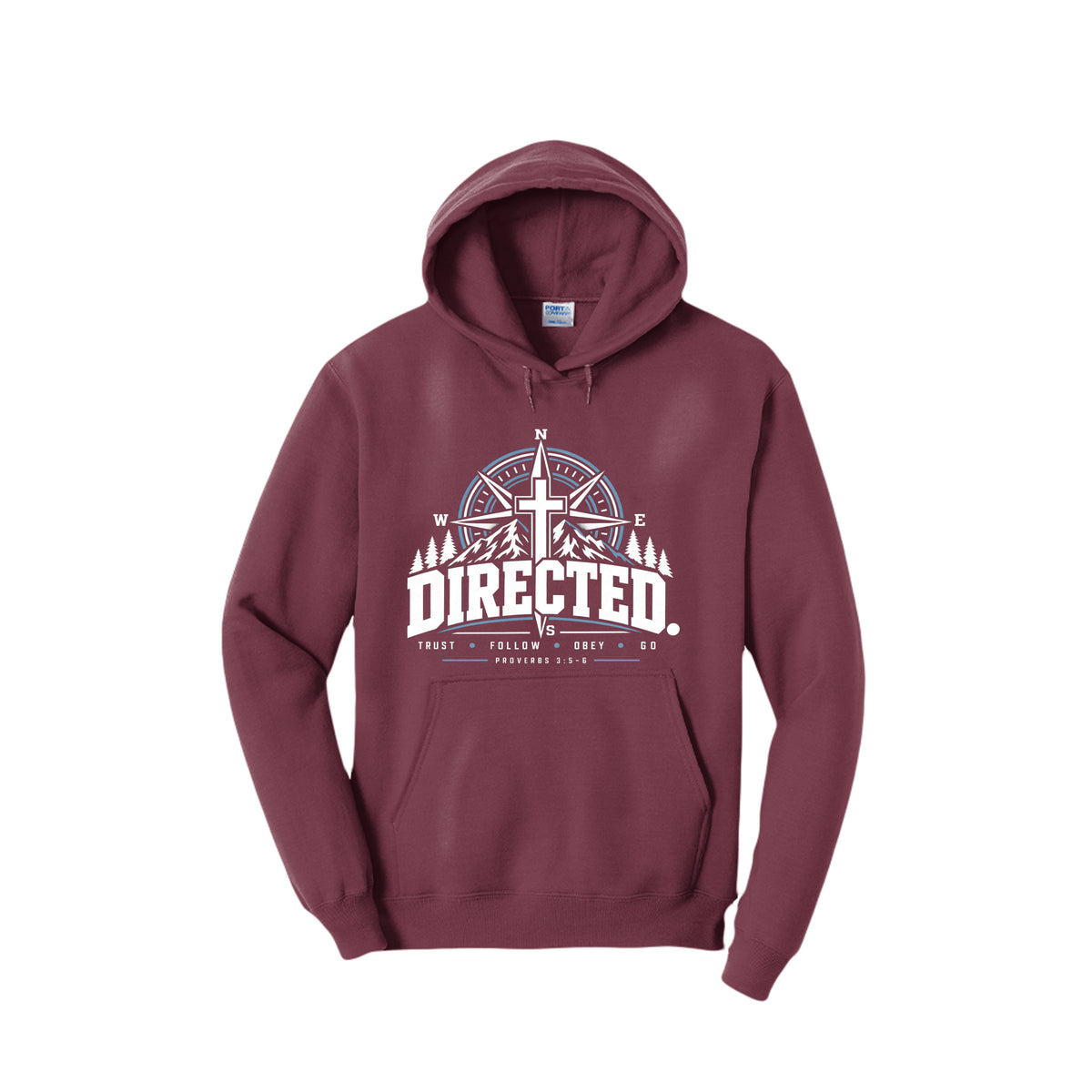 DIRECTED Christian hoodie, Proverbs 3:5-6