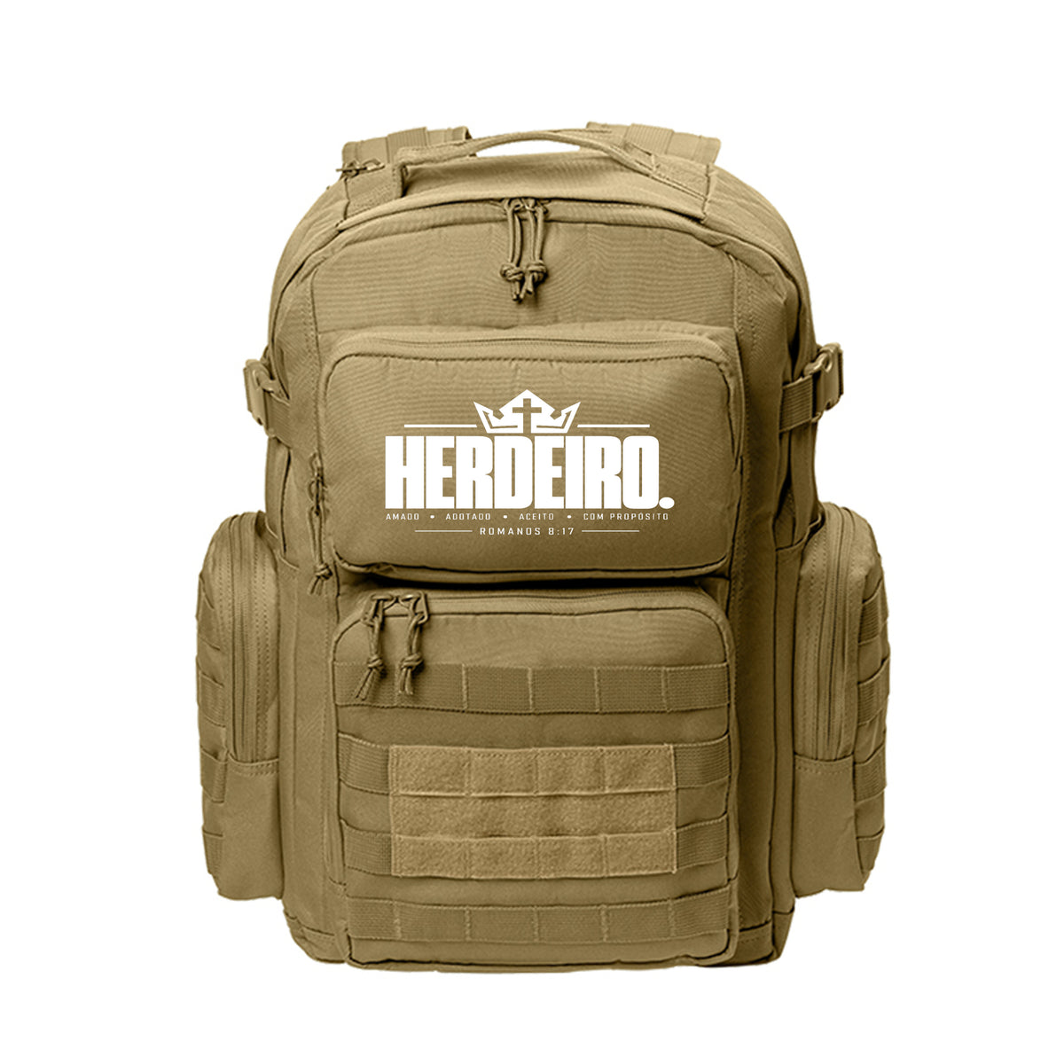 HERDEIRO Portuguese Christian laptop backpack, alternate view