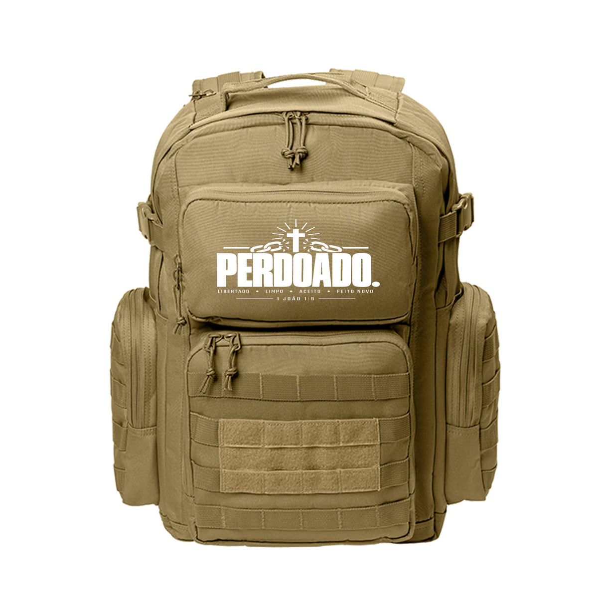 PERDOADO Portuguese Christian laptop backpack, alternate view
