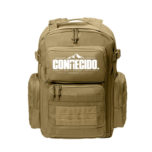 CONHECIDO Portuguese Christian laptop backpack, alternate view