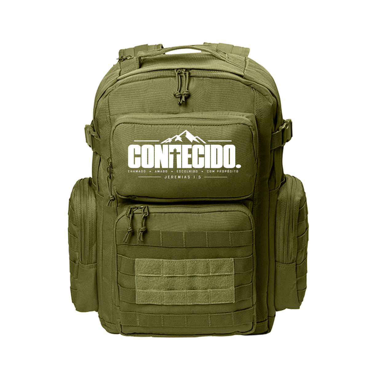 CONHECIDO Portuguese faith backpack, alternate view