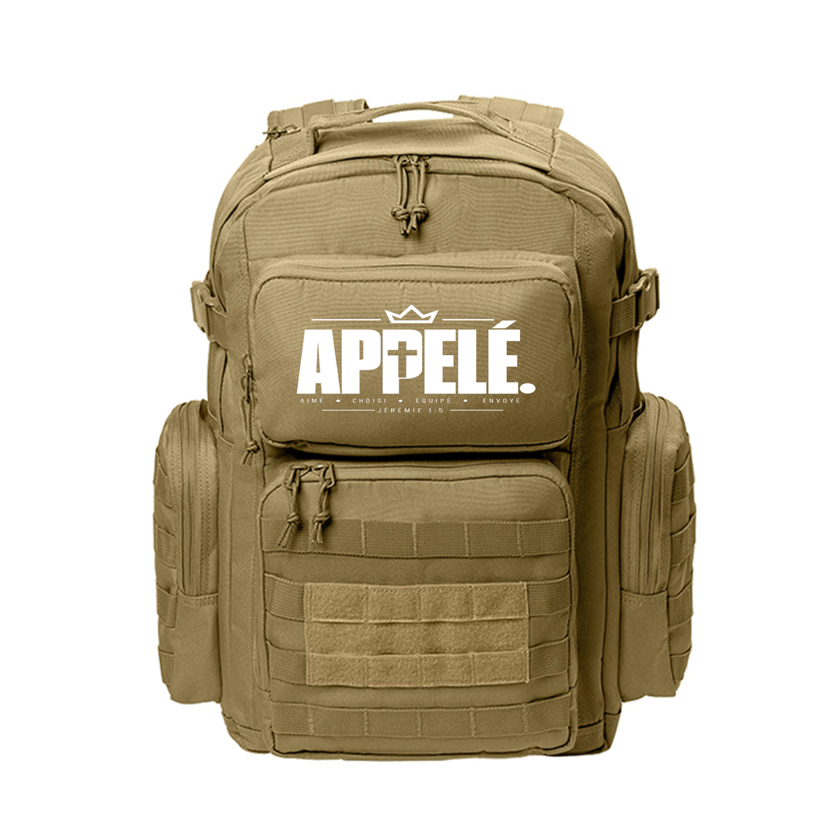 APPELÉ French Christian laptop backpack, alternate view