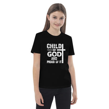 His Child And Proud Of It Youth Christian Organic cotton T-shirt