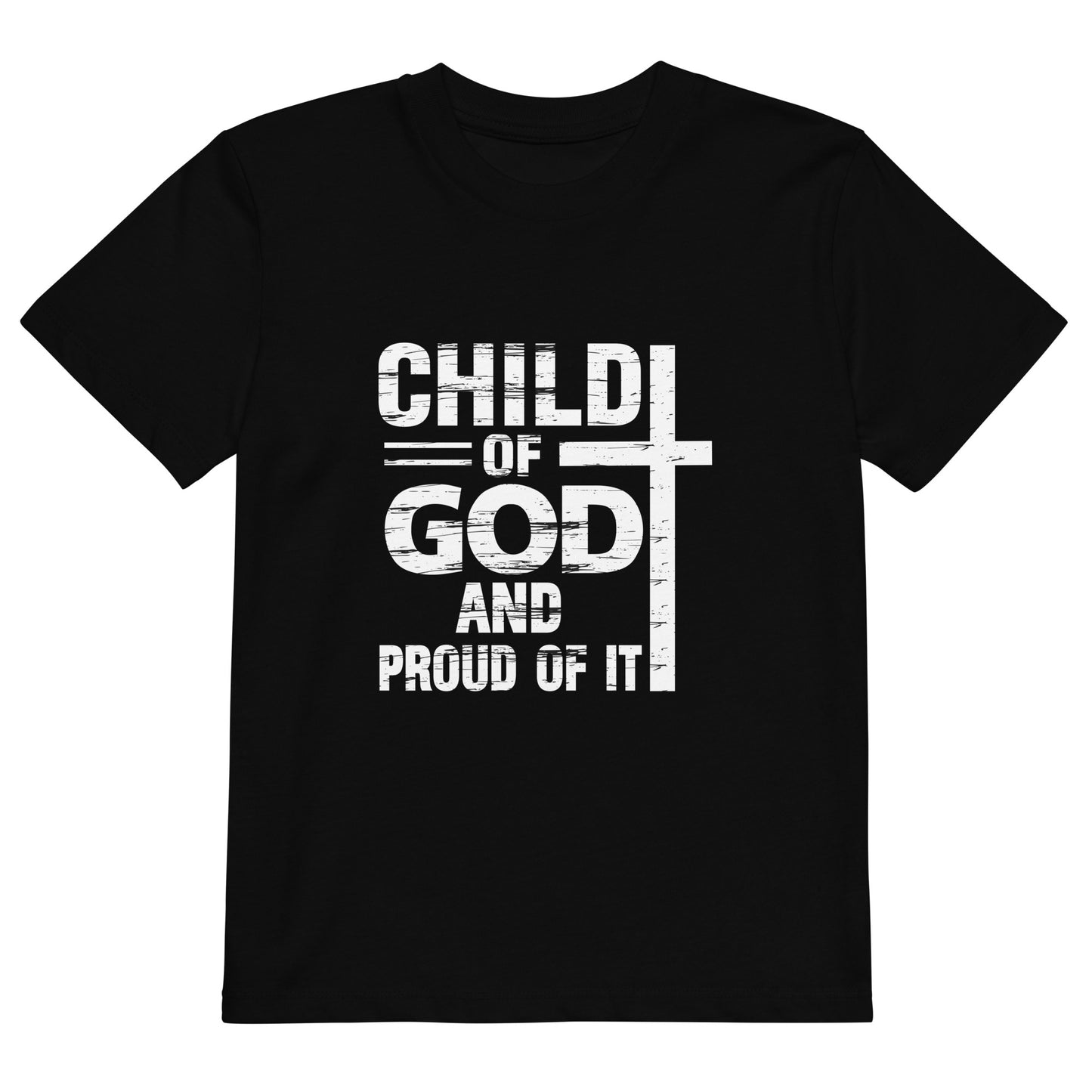 Child Of God And Proud Of It Youth Christian Organic cotton T-shirt