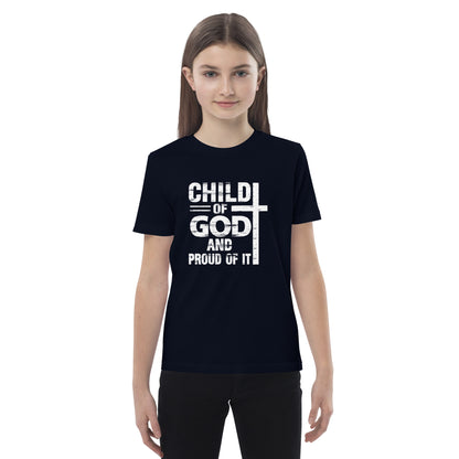 His Child And Proud Of It Youth Christian Organic cotton T-shirt