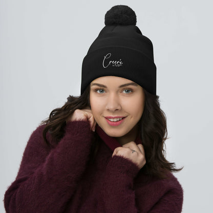 Creere todo lo que necesito esta en mi Spanish Christian Pom-Pom Beanie