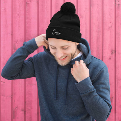 Creere todo lo que necesito esta en mi Spanish Christian Pom-Pom Beanie