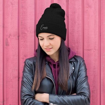 Creere todo lo que necesito esta en mi Spanish Christian Pom-Pom Beanie