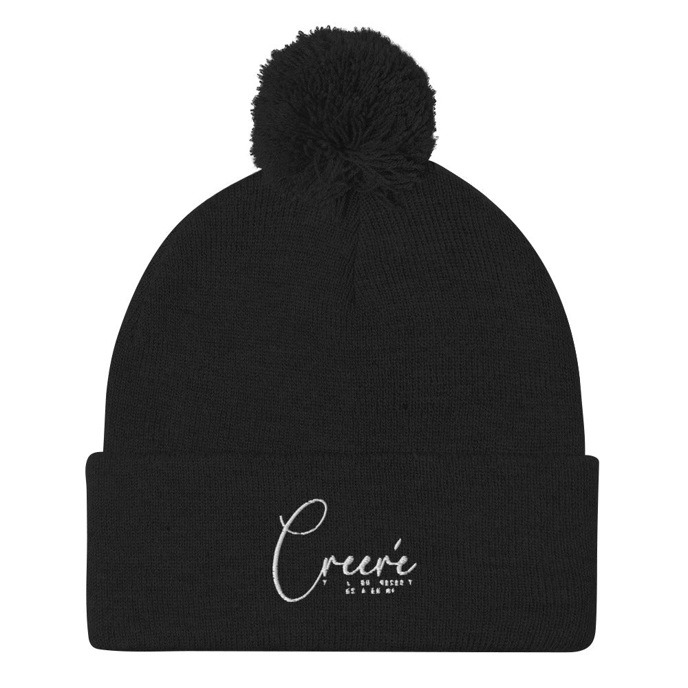 Creere todo lo que necesito esta en mi Spanish Christian Pom-Pom Beanie