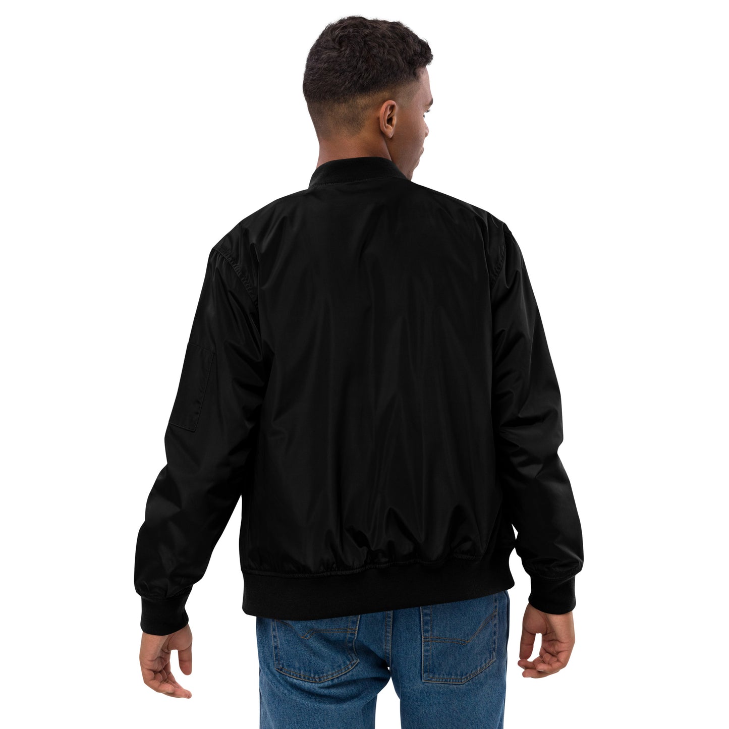 Faith Over Fear Unisex Christian Premium recycled bomber jacket