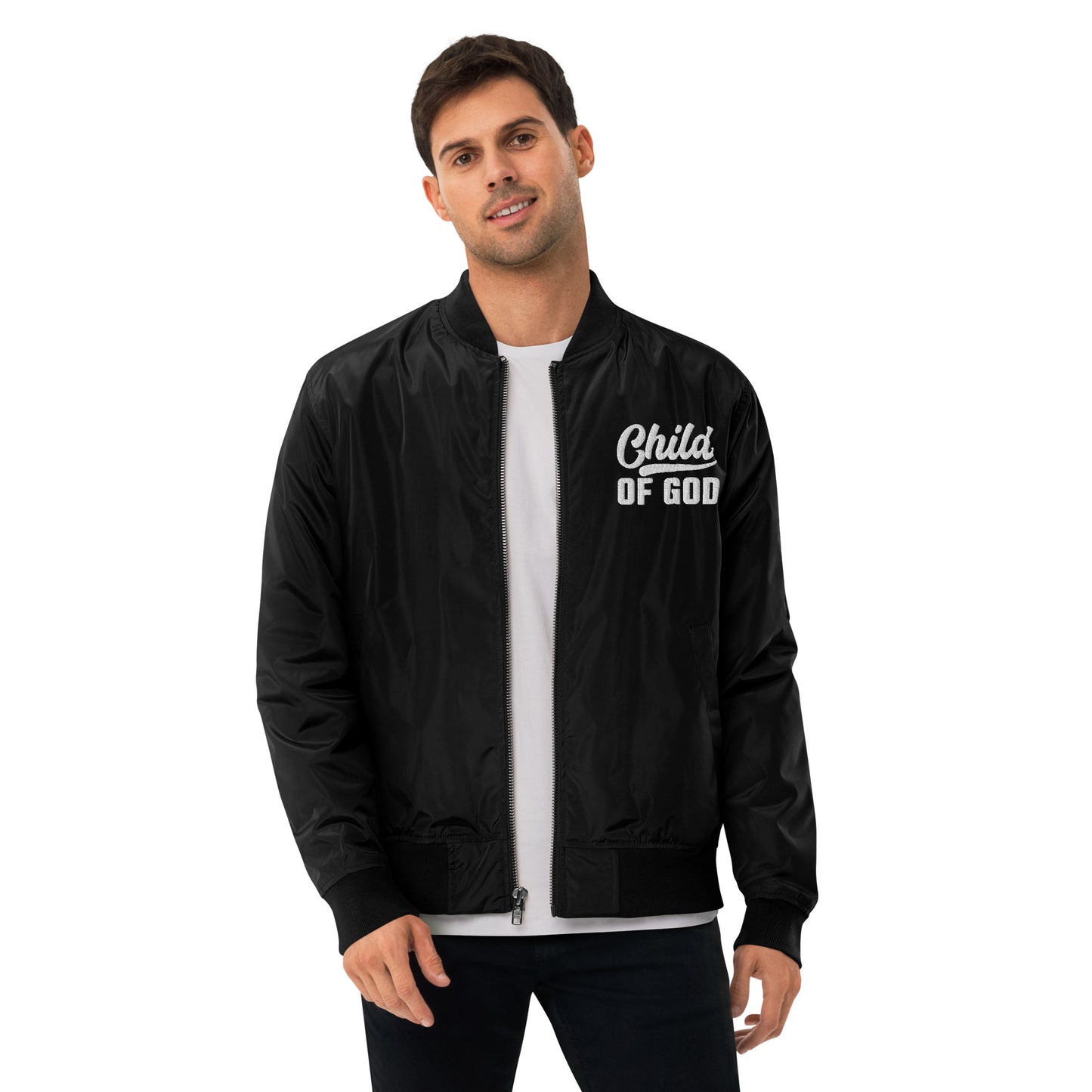 Child Of God Unisex Christian Premium recycled bomber jacket