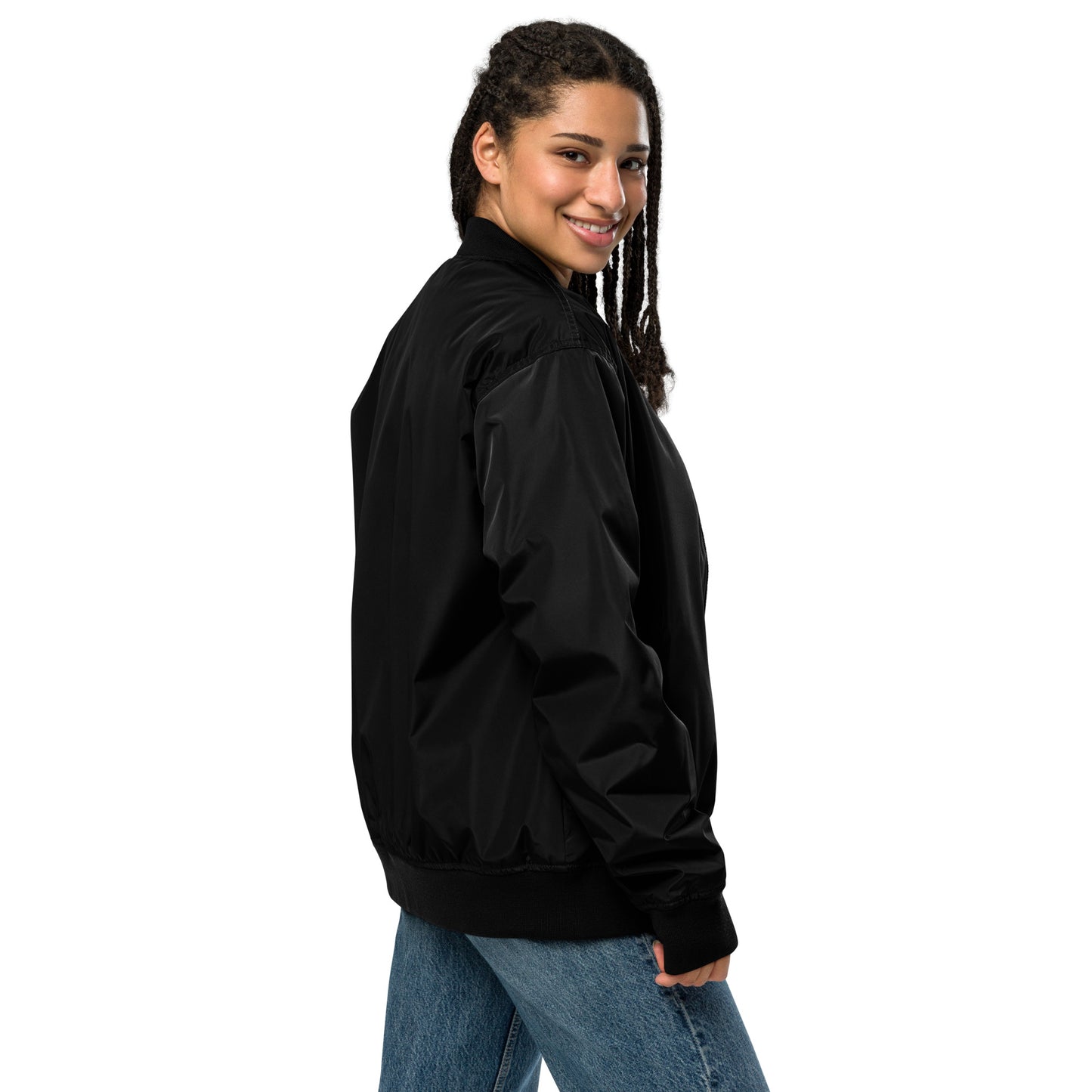 Faith Over Fear Unisex Christian Premium recycled bomber jacket