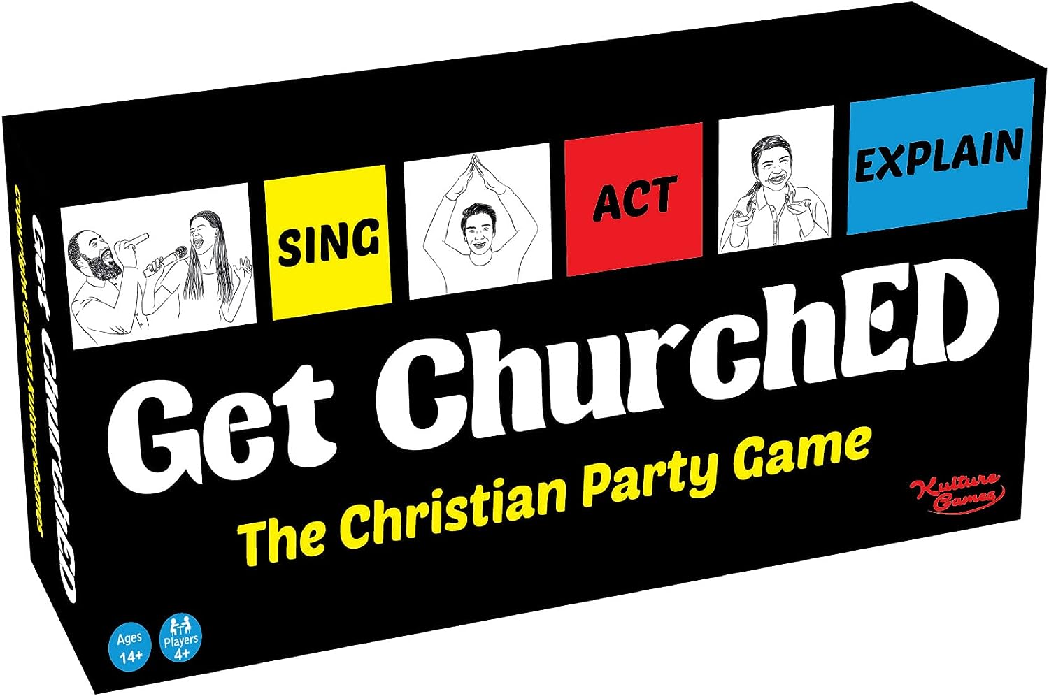 Get ChurchED  The Christian Party Game Sing Act Explain