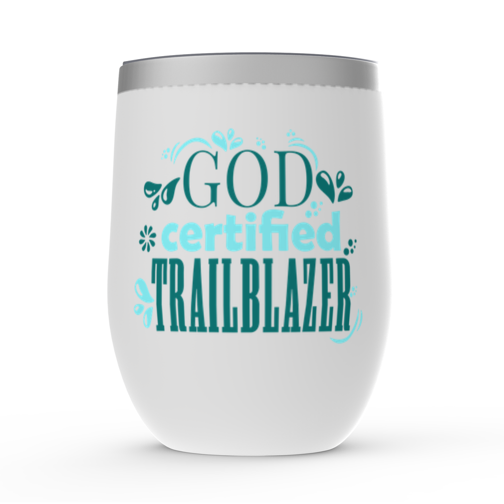 God Certified Trailblazer Stemless Wine Tumbler 12oz
