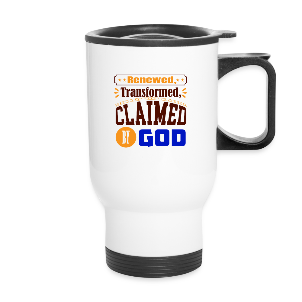 Renewed Transformed Claimed By God Christian Travel Mug SPOD
