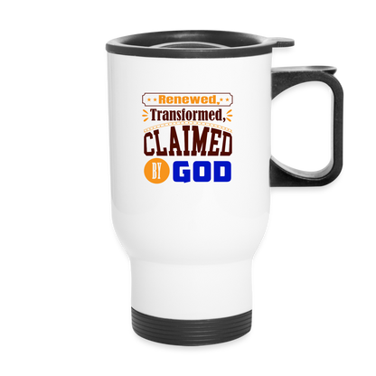 Renewed Transformed Claimed By God Christian Travel Mug SPOD