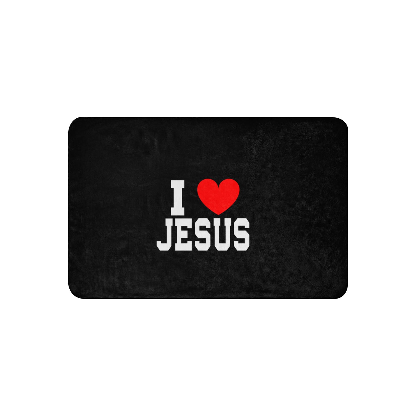 I Love Jesus Christian Sherpa blanket