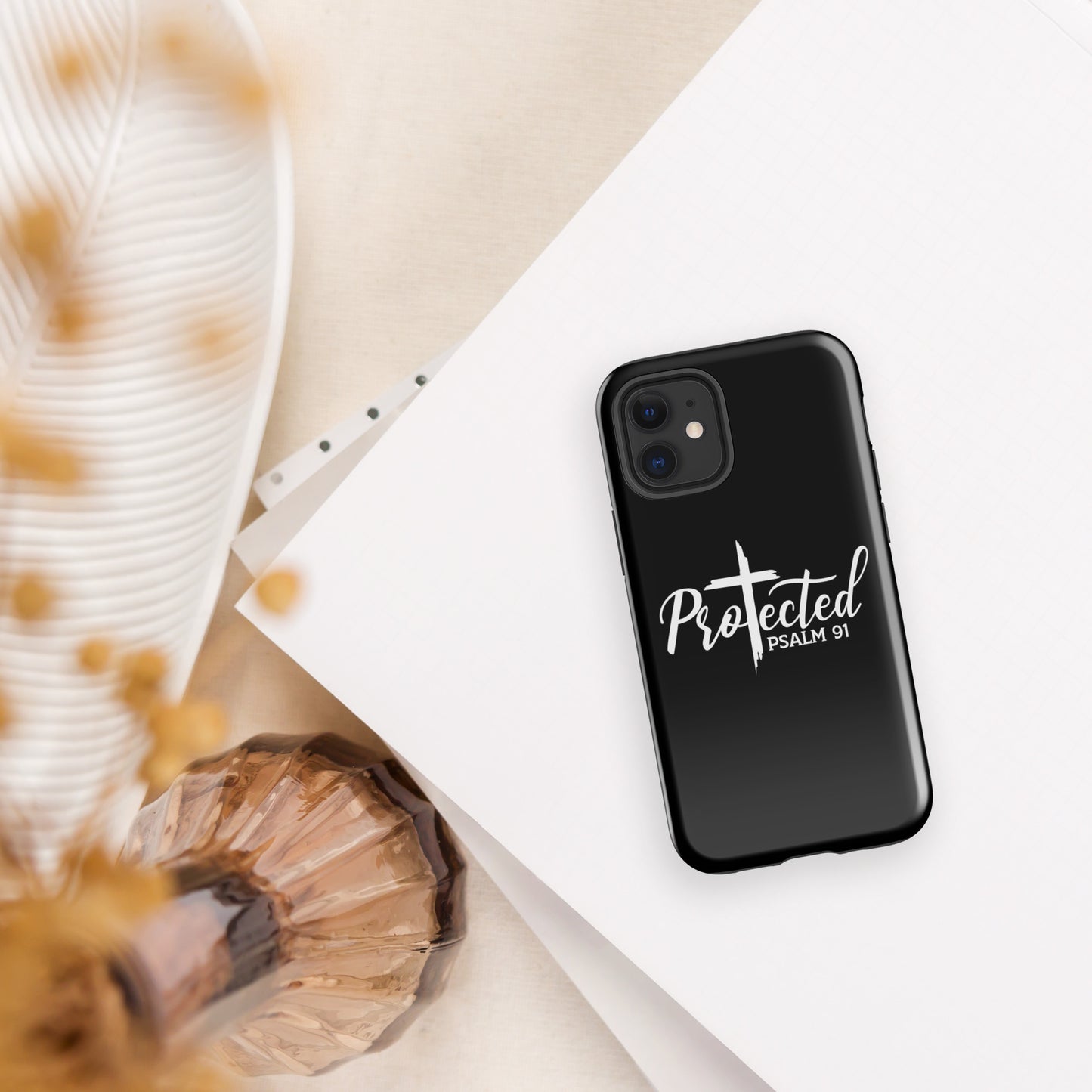 Psalm 91 Protected Christian Tough Phone Case for iPhone®