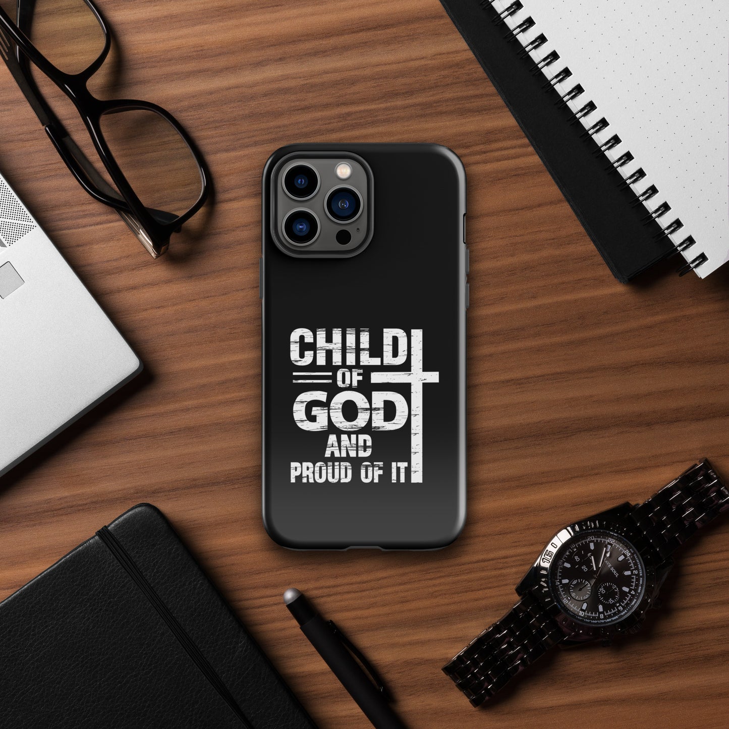 Child Of God And Proud Of It Christian Tough Phone Case for iPhone®