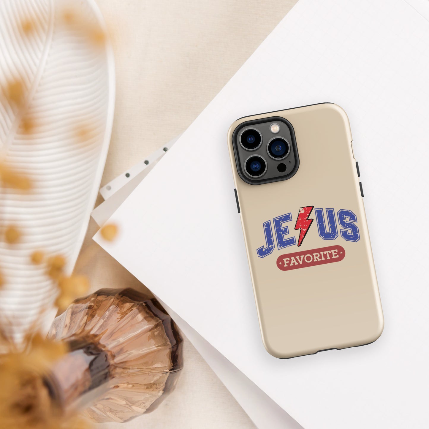 His Favorite Christian Tough Phone Case for iPhone® - ClaimedbyGodDesigns