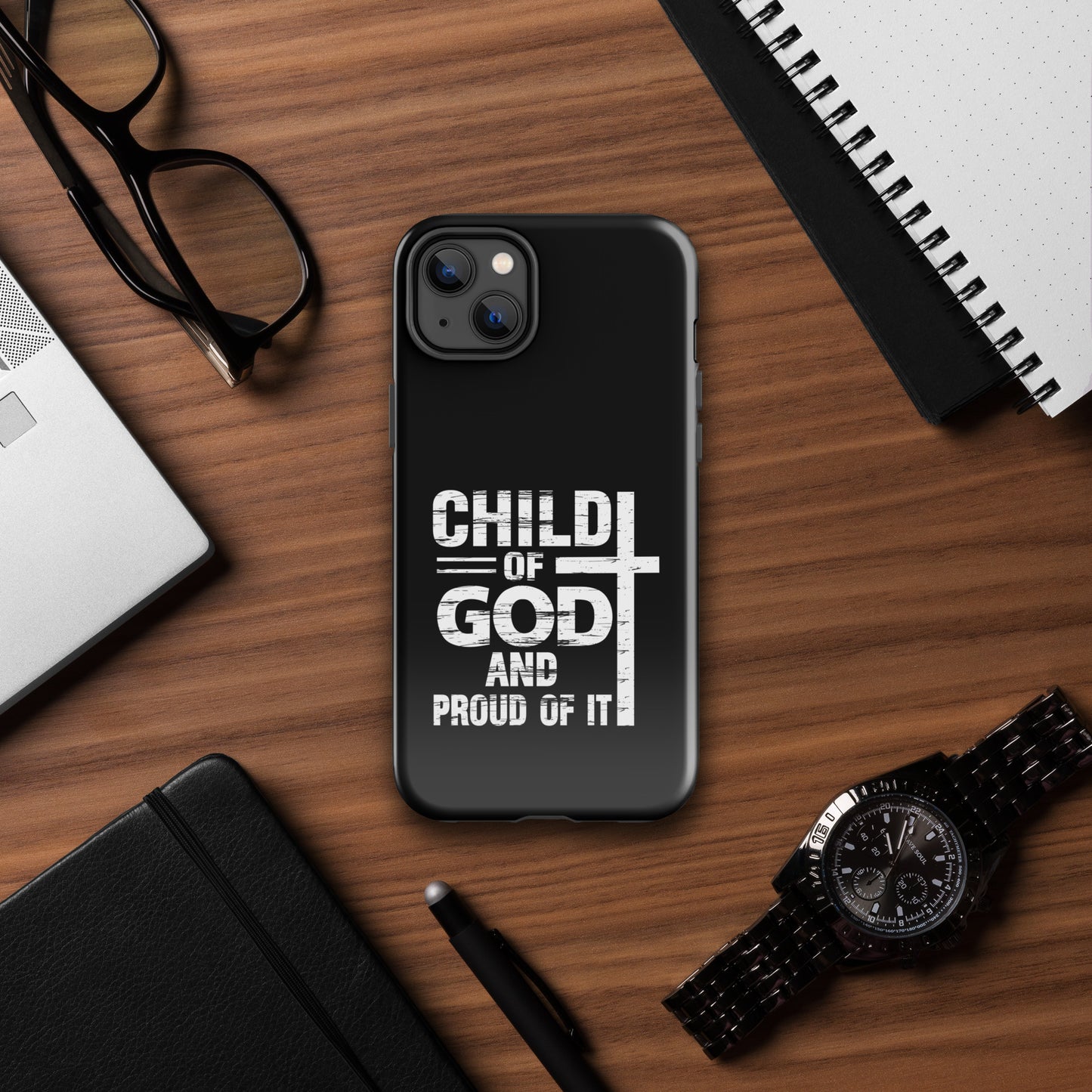 Child Of God And Proud Of It Christian Tough Phone Case for iPhone®