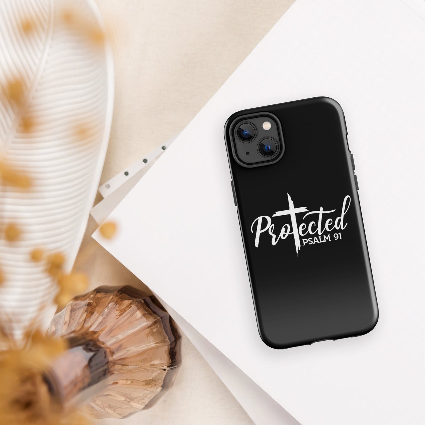 Psalm 91 Protected Christian Tough Phone Case for iPhone®