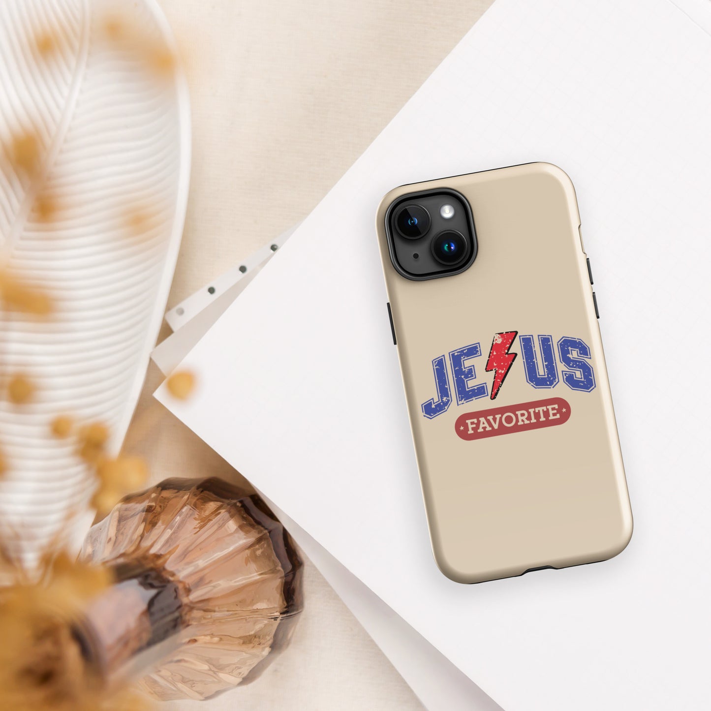 His Favorite Christian Tough Phone Case for iPhone® - ClaimedbyGodDesigns
