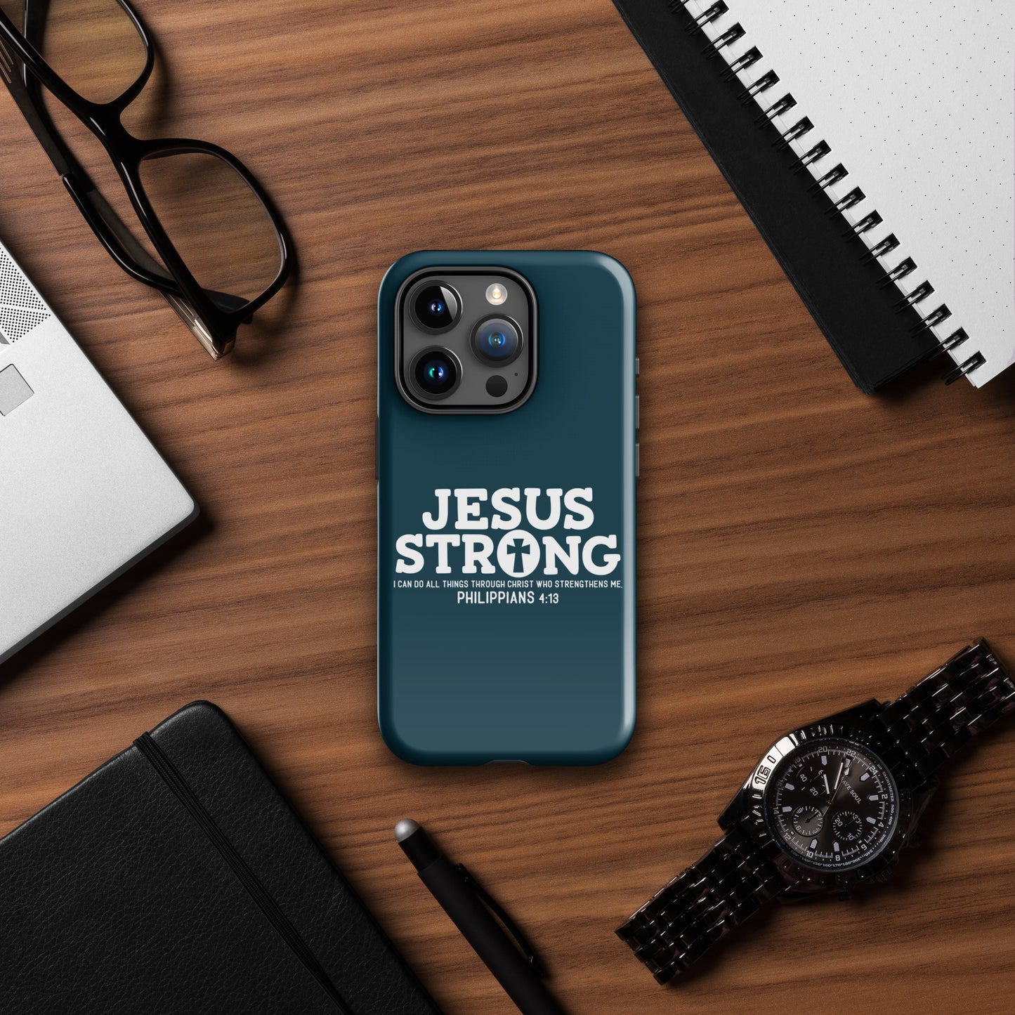 Jesus Strong Christian Tough Phone Case for iPhone®