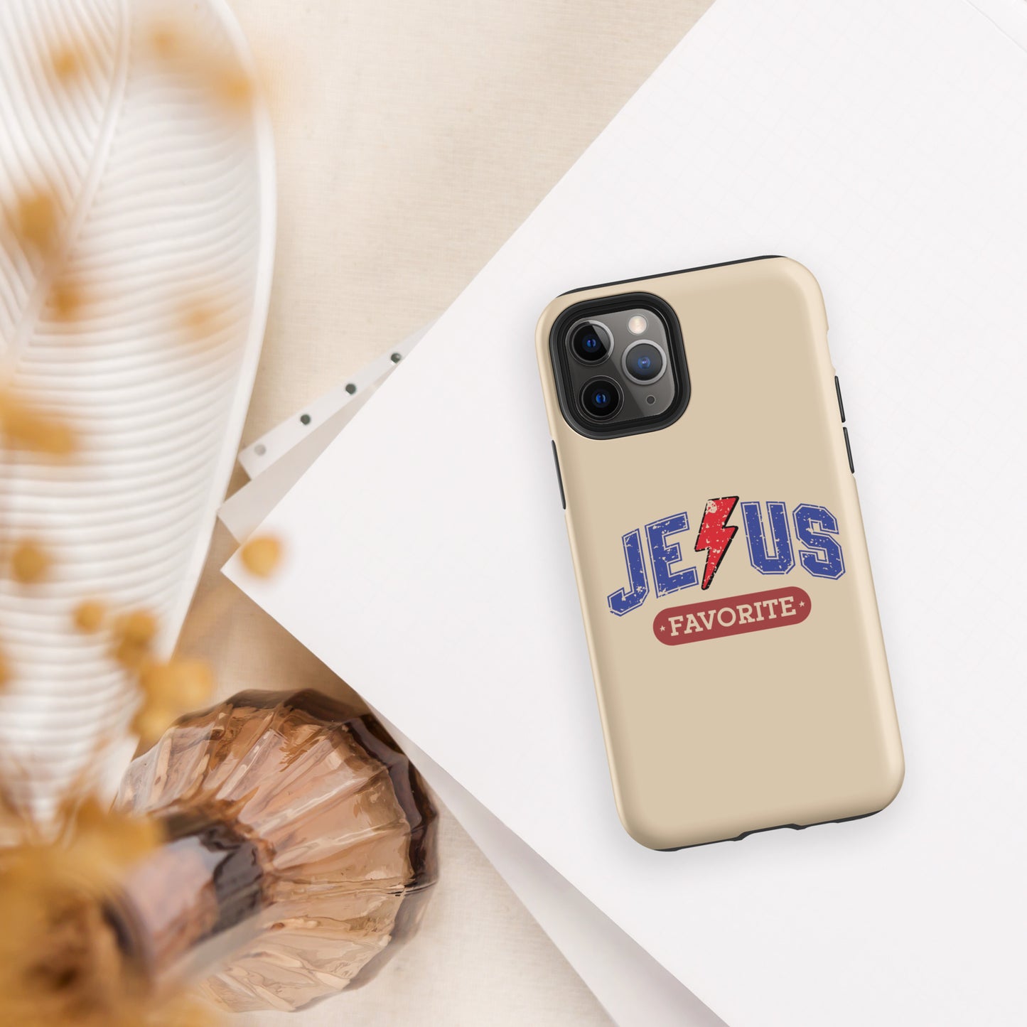 His Favorite Christian Tough Phone Case for iPhone® - ClaimedbyGodDesigns