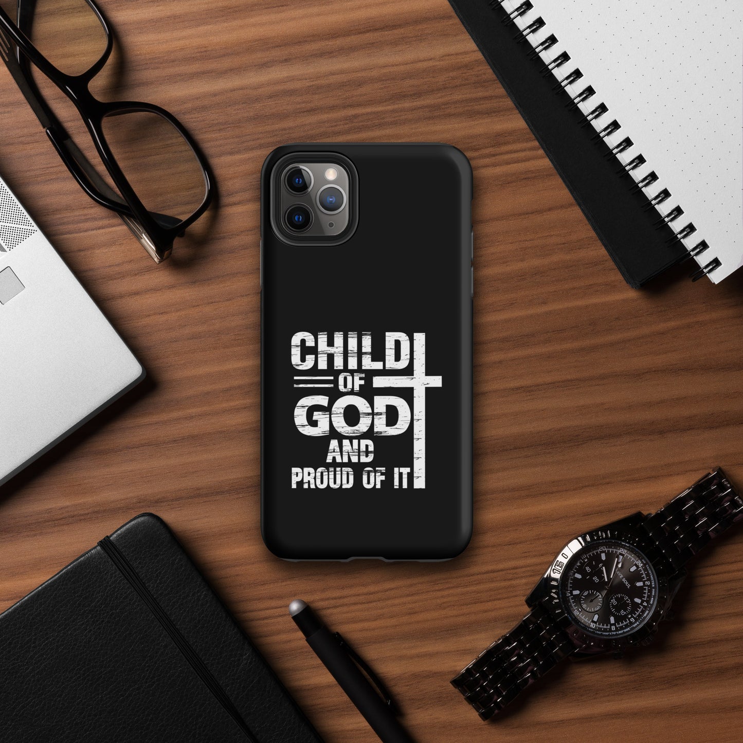 Child Of God And Proud Of It Christian Tough Phone Case for iPhone®