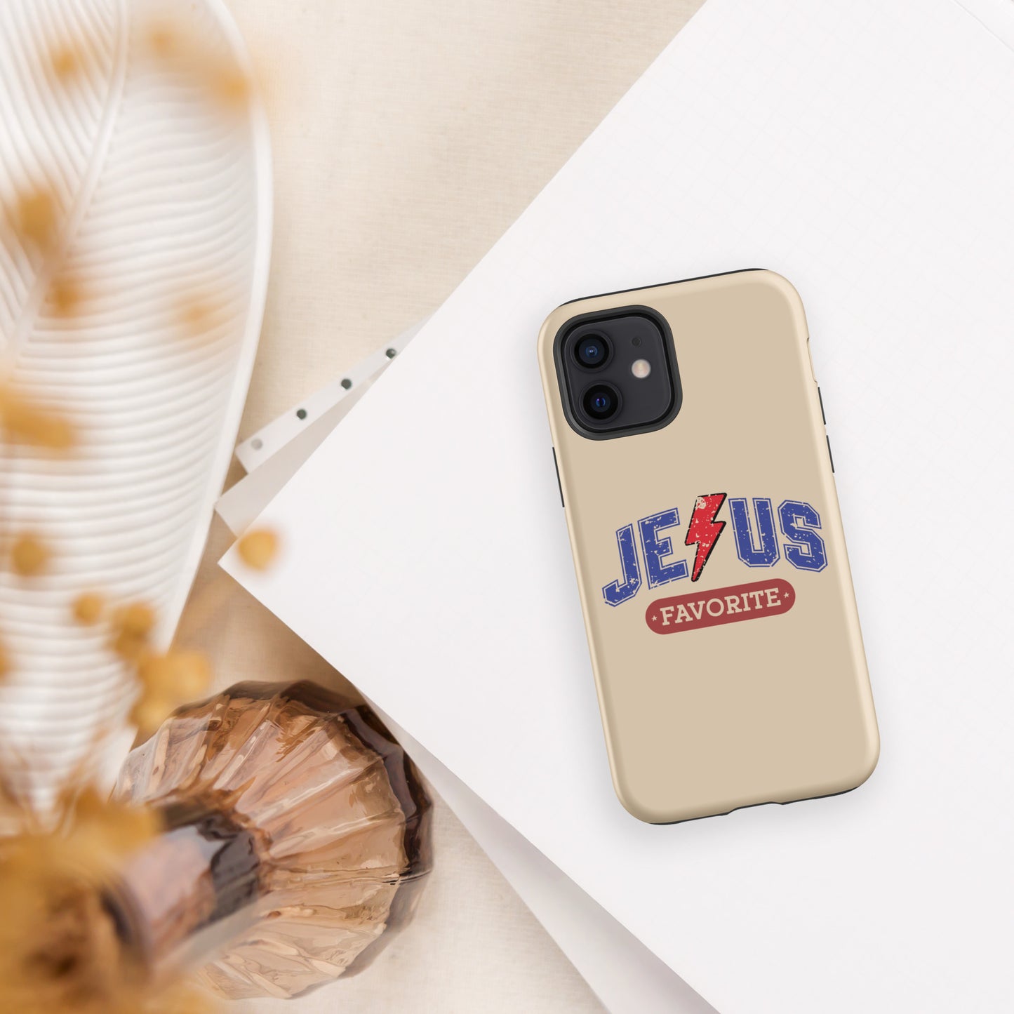 His Favorite Christian Tough Phone Case for iPhone® - ClaimedbyGodDesigns