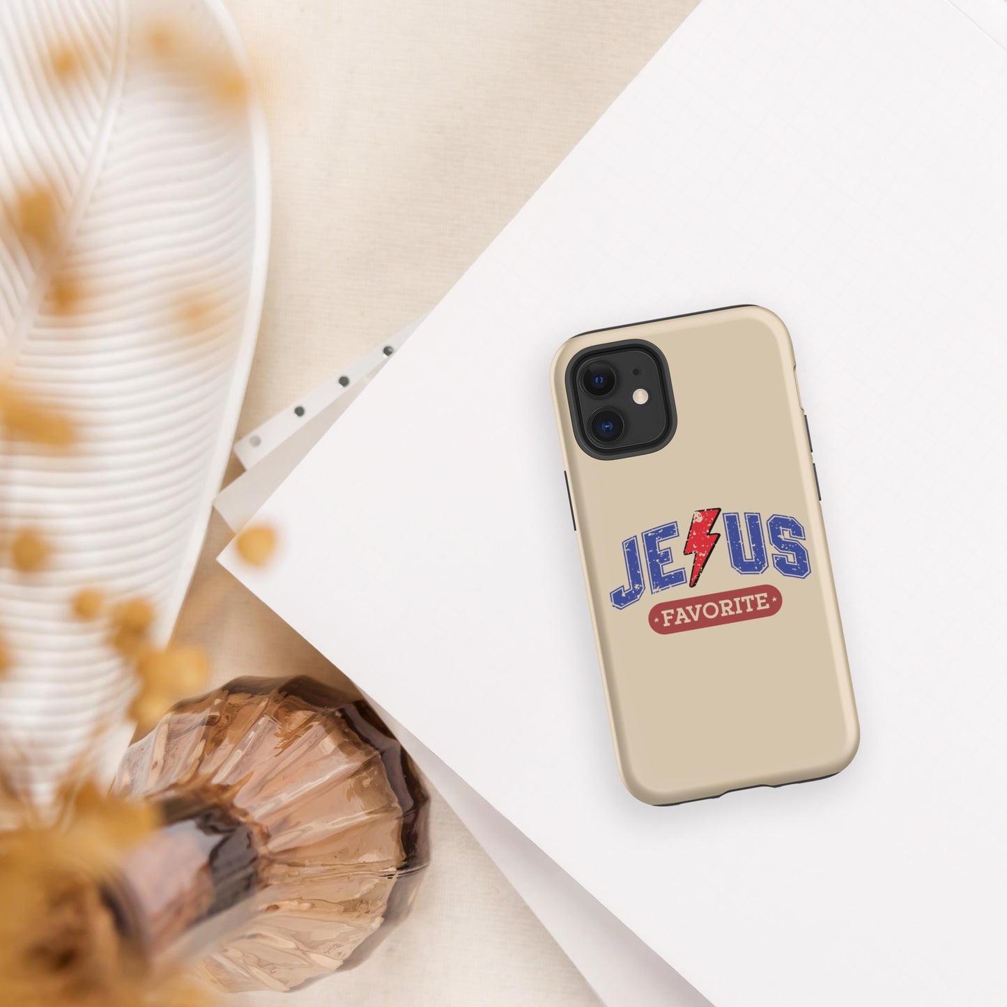 His Favorite Christian Tough Phone Case for iPhone® - ClaimedbyGodDesigns