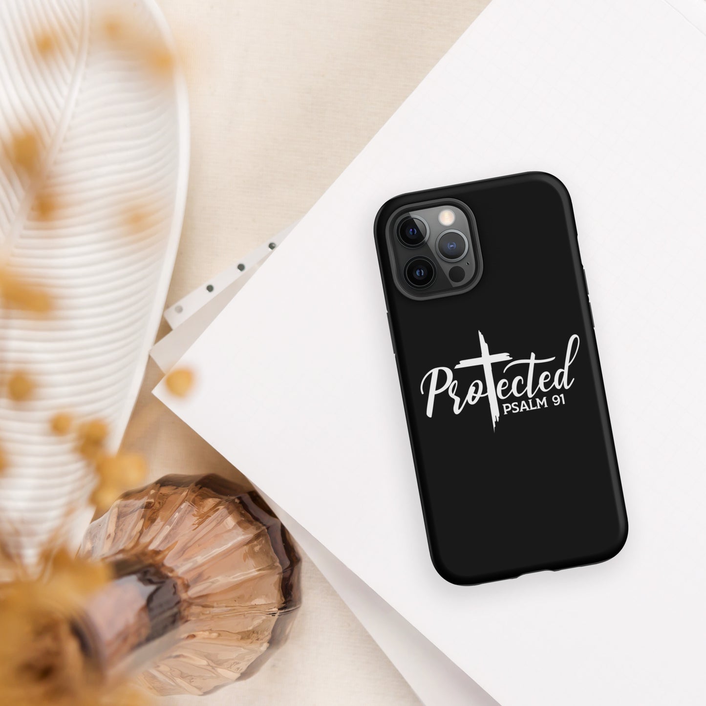 Psalm 91 Protected Christian Tough Phone Case for iPhone®