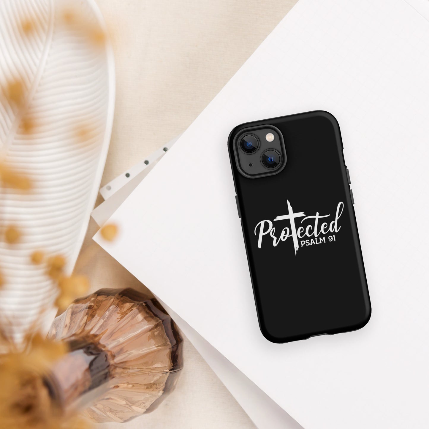 Psalm 91 Protected Christian Tough Phone Case for iPhone®