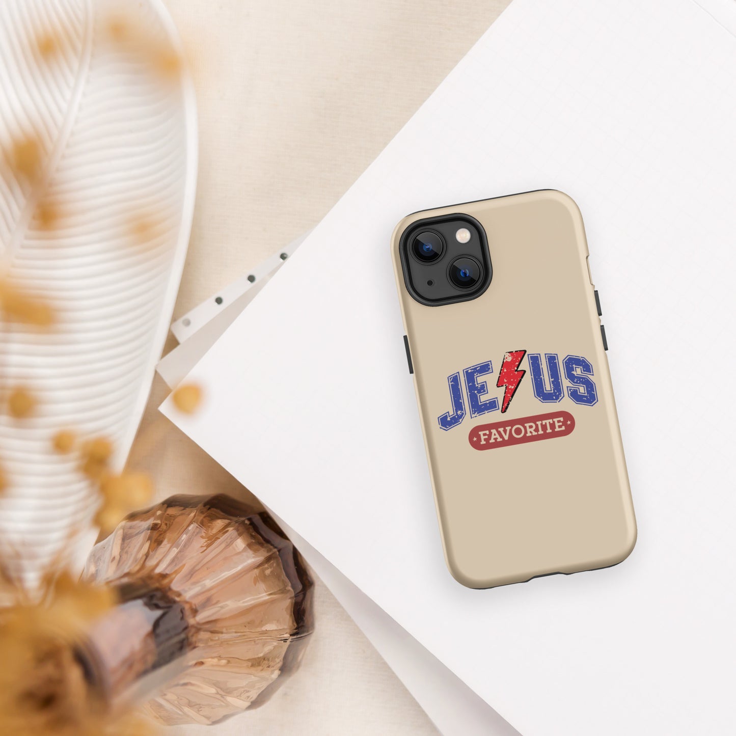 His Favorite Christian Tough Phone Case for iPhone® - ClaimedbyGodDesigns
