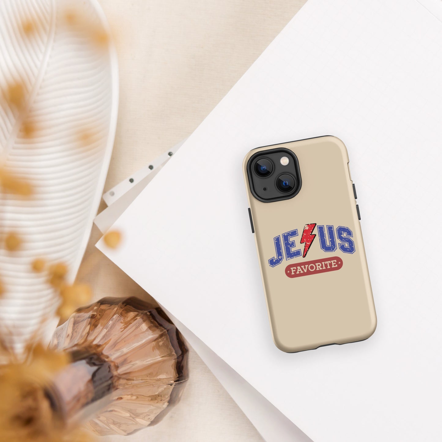 His Favorite Christian Tough Phone Case for iPhone® - ClaimedbyGodDesigns