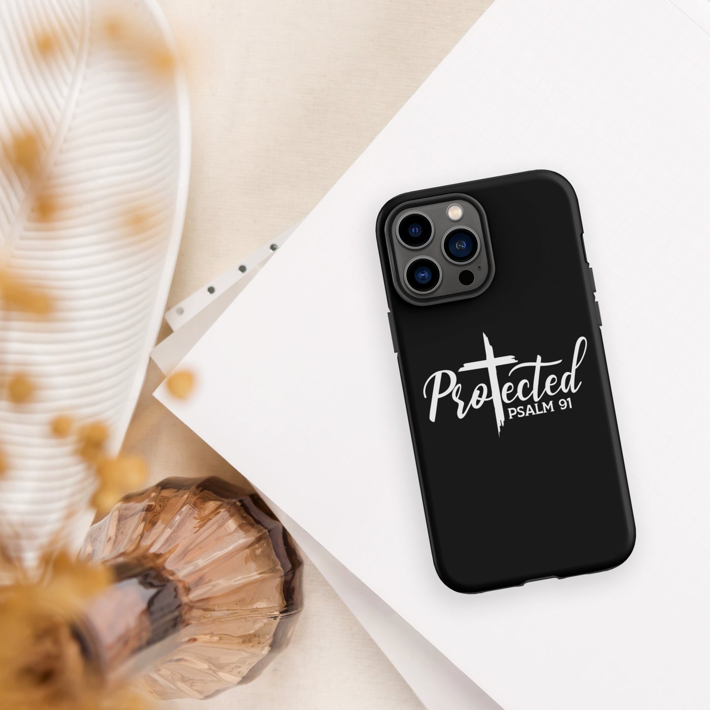 Psalm 91 Protected Christian Tough Phone Case for iPhone®