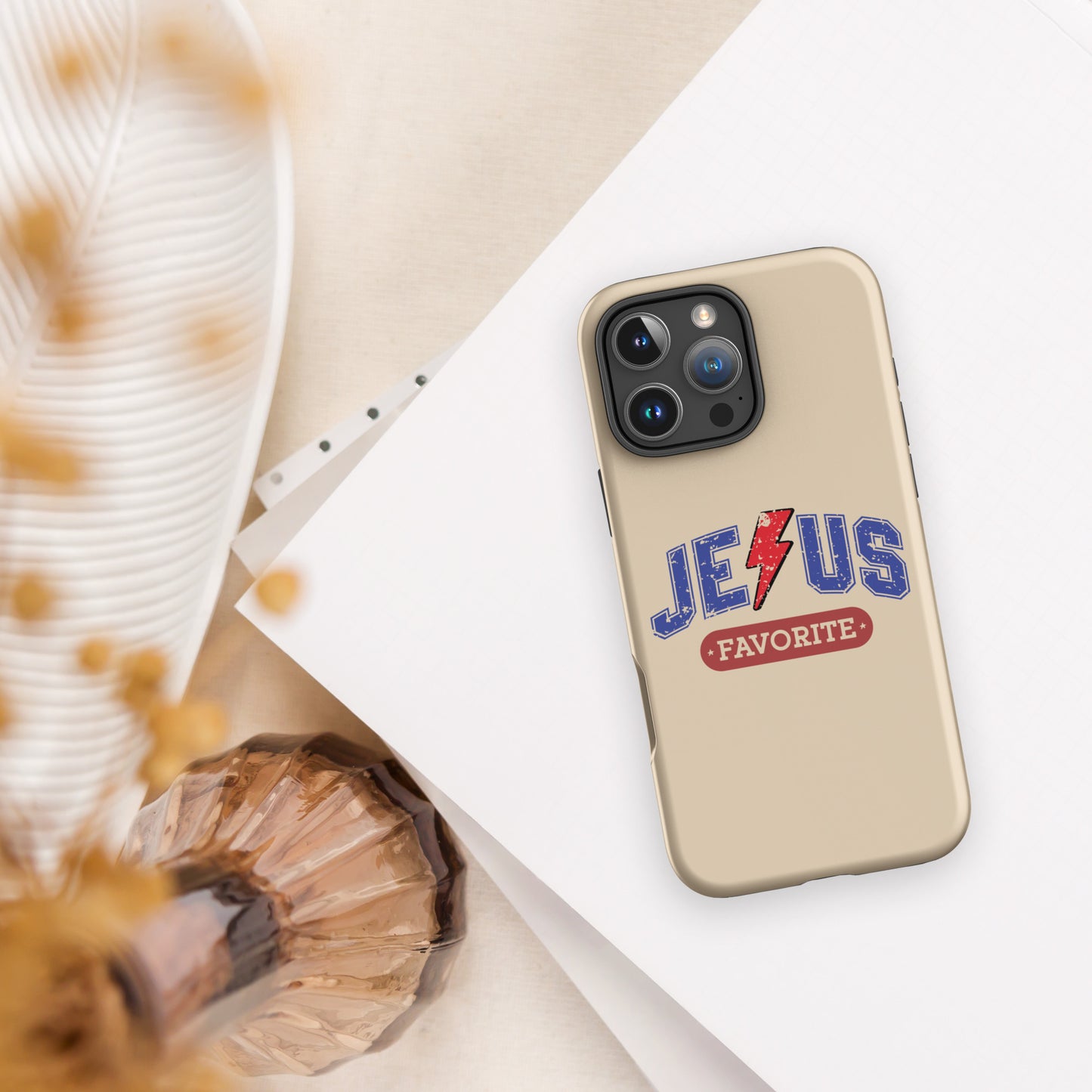 His Favorite Christian Tough Phone Case for iPhone® - ClaimedbyGodDesigns