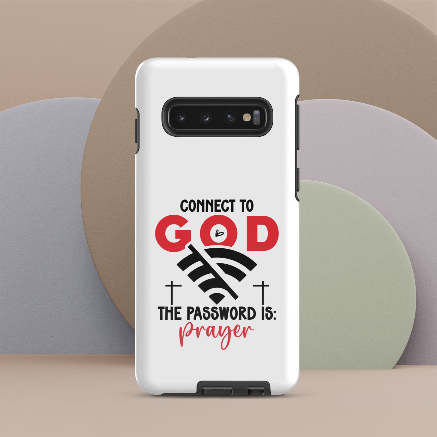 The Password Is Prayer Christian Tough Phone Case for Samsung® - ClaimedbyGodDesigns