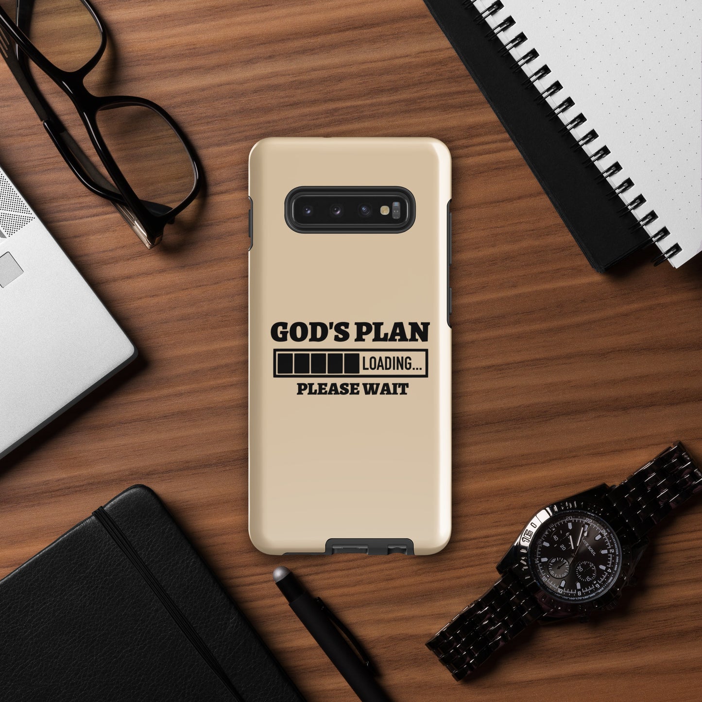 God's Plan Loading Christian Tough Phone case for Samsung®