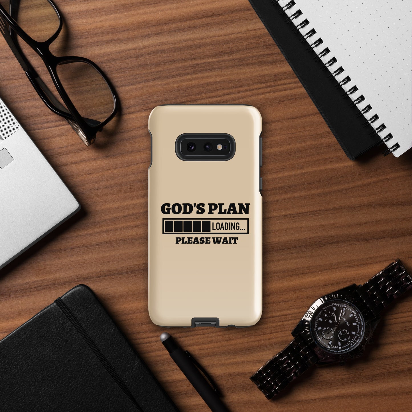 God's Plan Loading Christian Tough Phone case for Samsung®