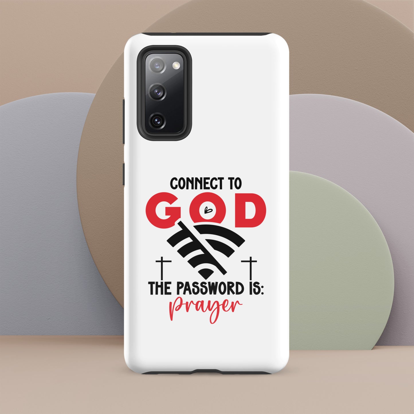 The Password Is Prayer Christian Tough Phone Case for Samsung® - ClaimedbyGodDesigns