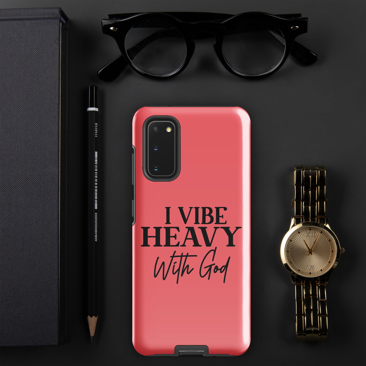 I Vibe Heavy With God Christian Tough Phone case for Samsung®