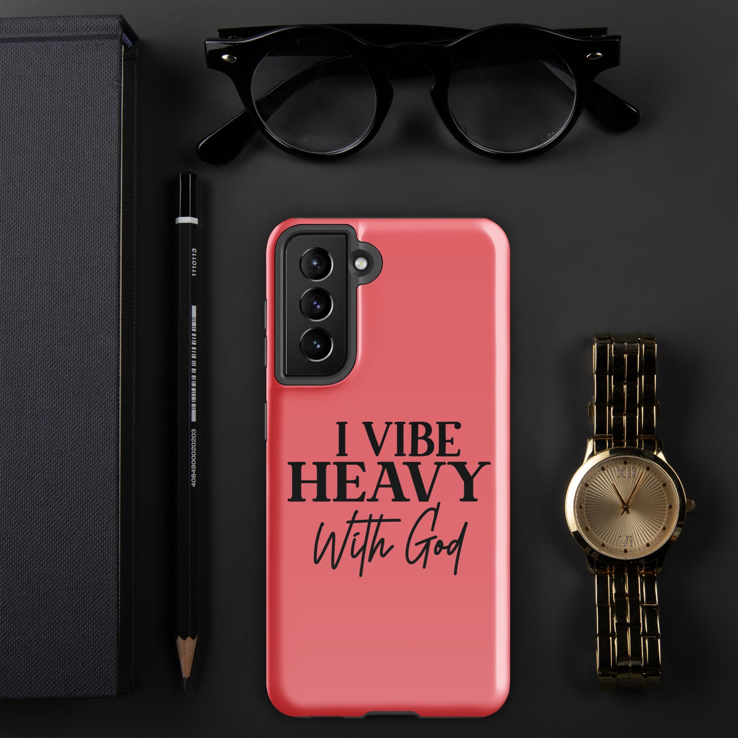 I Vibe Heavy With God Christian Tough Phone case for Samsung®