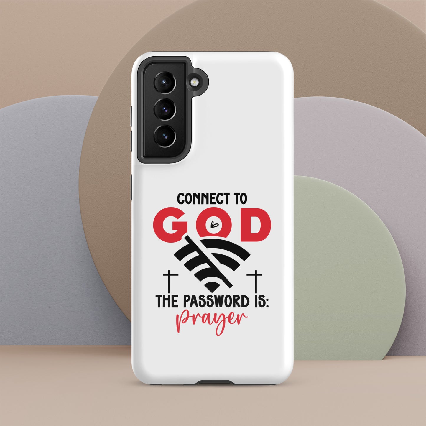 The Password Is Prayer Christian Tough Phone Case for Samsung® - ClaimedbyGodDesigns